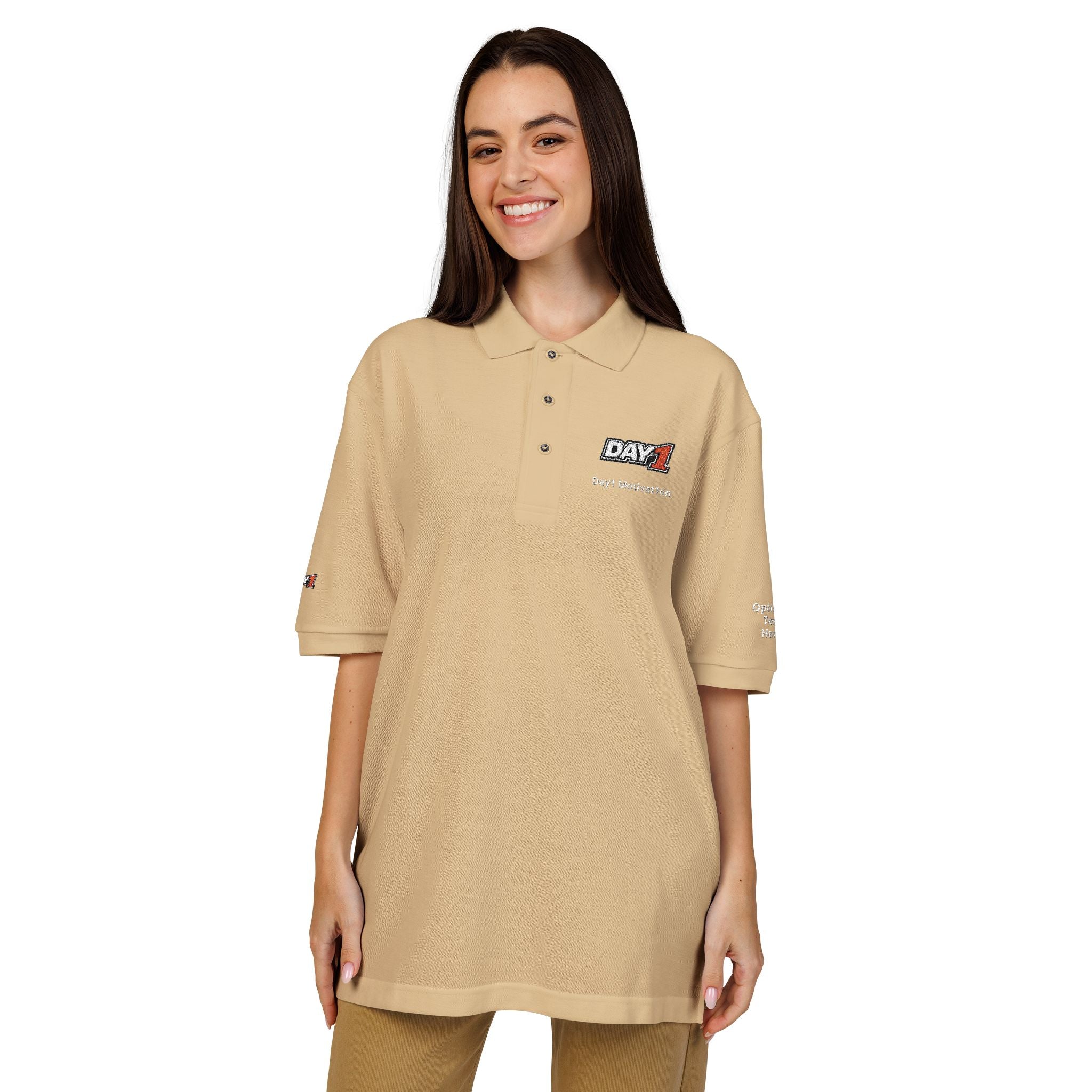 "Designed by You" — Embroidered Polo Shirt