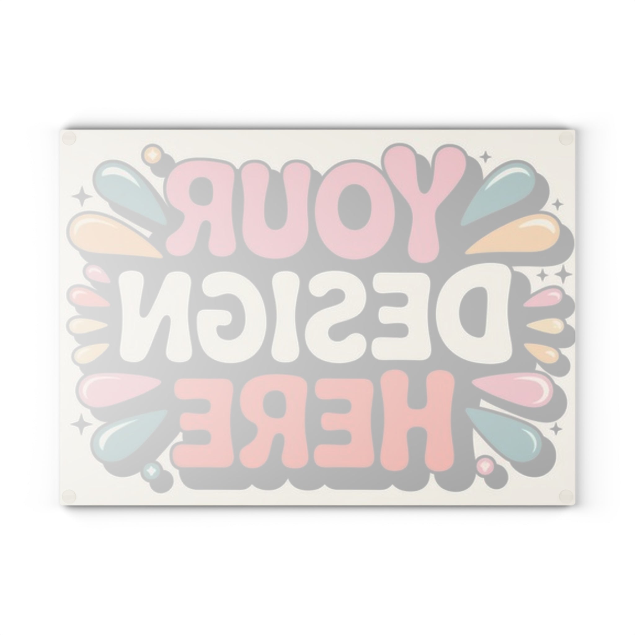 "Designed by You"  — Decorative Glass Cutting Board