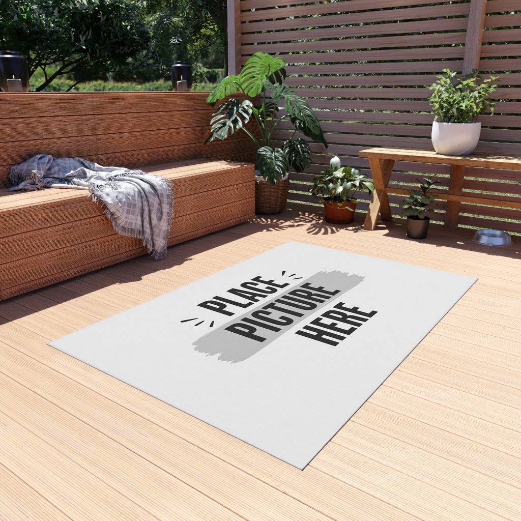 "Designed by You"  - Custom Picture Print Doormat for Patio, Porch & Garden