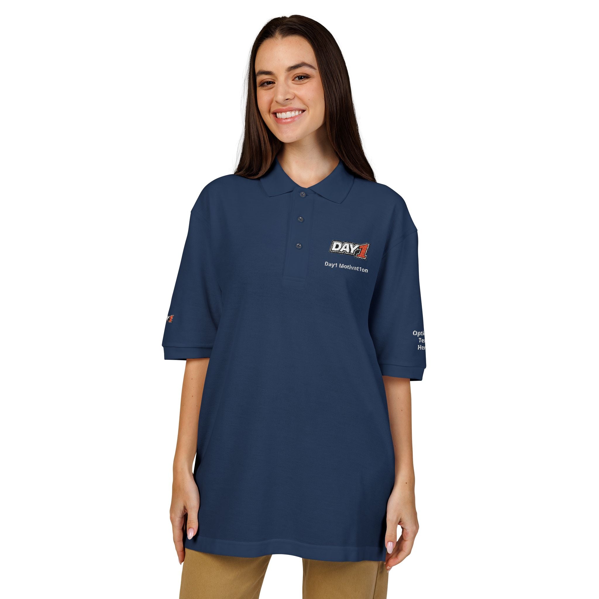 "Designed by You" — Embroidered Polo Shirt