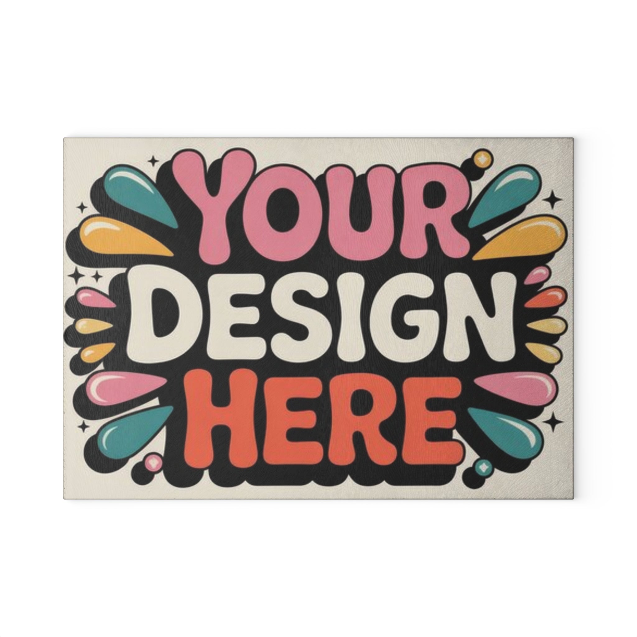 "Designed by You"  — Decorative Glass Cutting Board