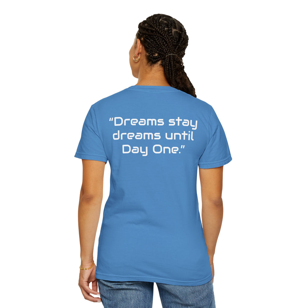 "Dreams Stay Dreams" I Unisex Graphic Tee White Text