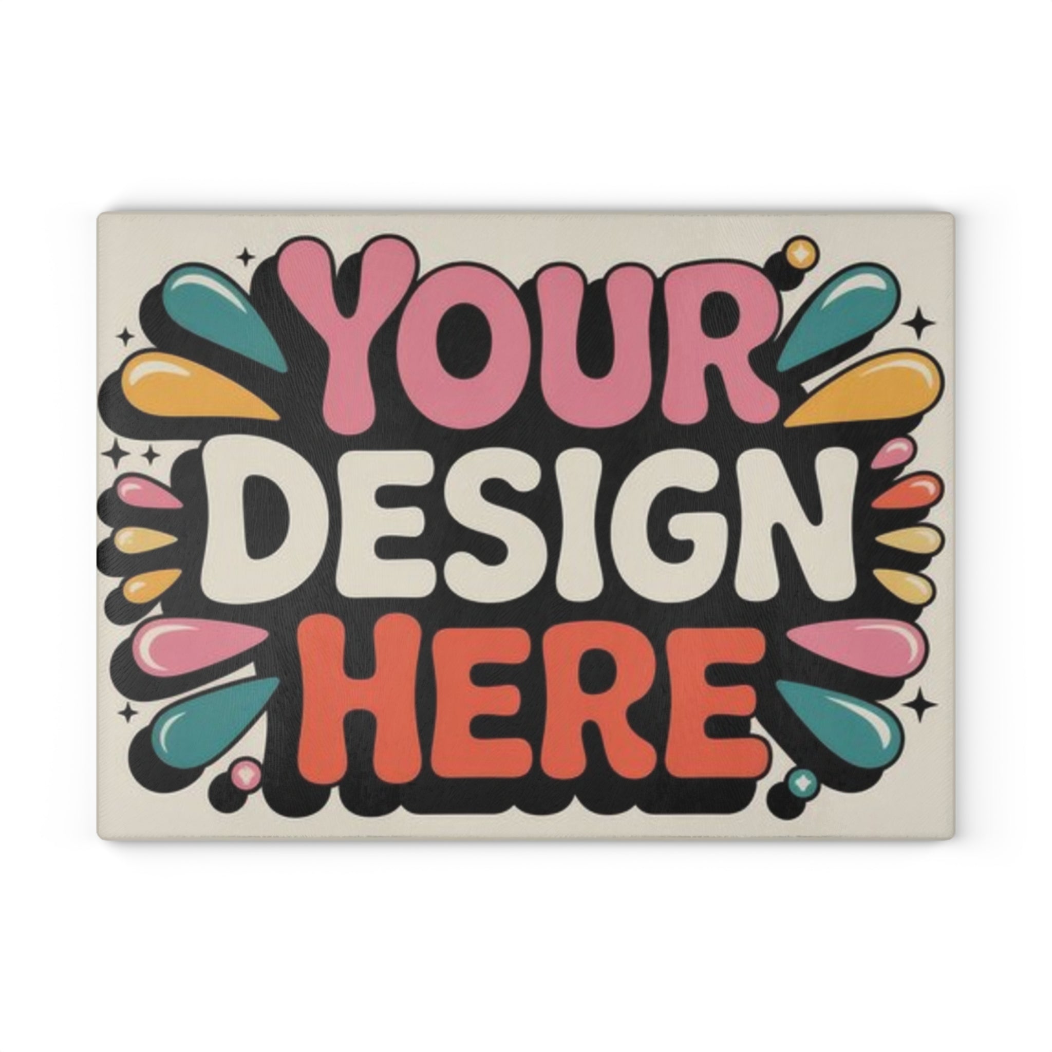 "Designed by You"  — Decorative Glass Cutting Board