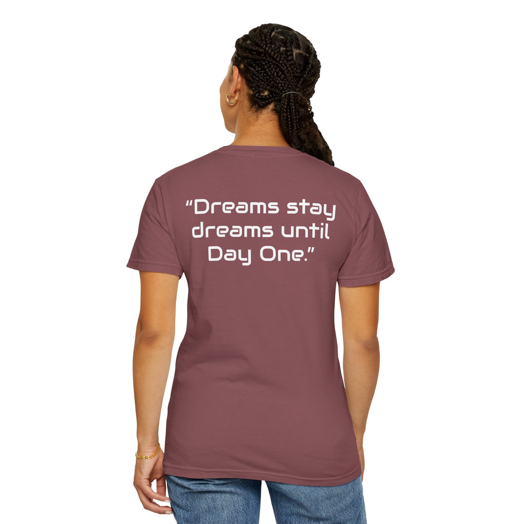 "Dreams Stay Dreams" I Unisex Graphic Tee White Text