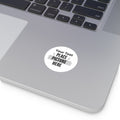 "Designed by You" Round Sticker(singles) — Logo Decal for Laptops, Menus & Packaging