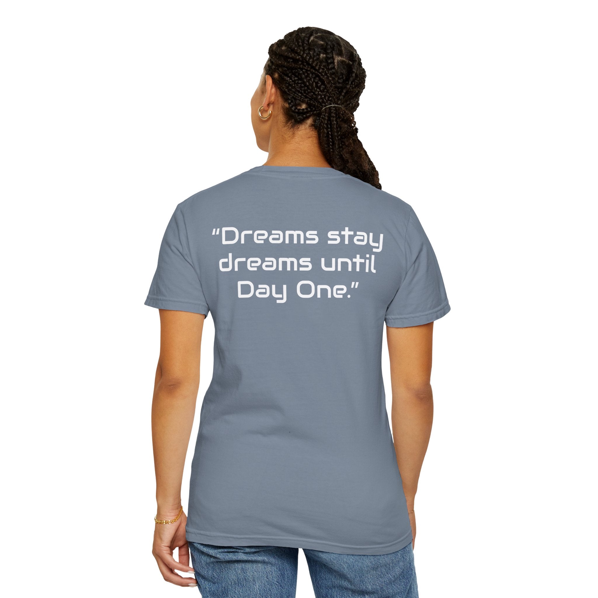 "Dreams Stay Dreams" I Unisex Graphic Tee White Text